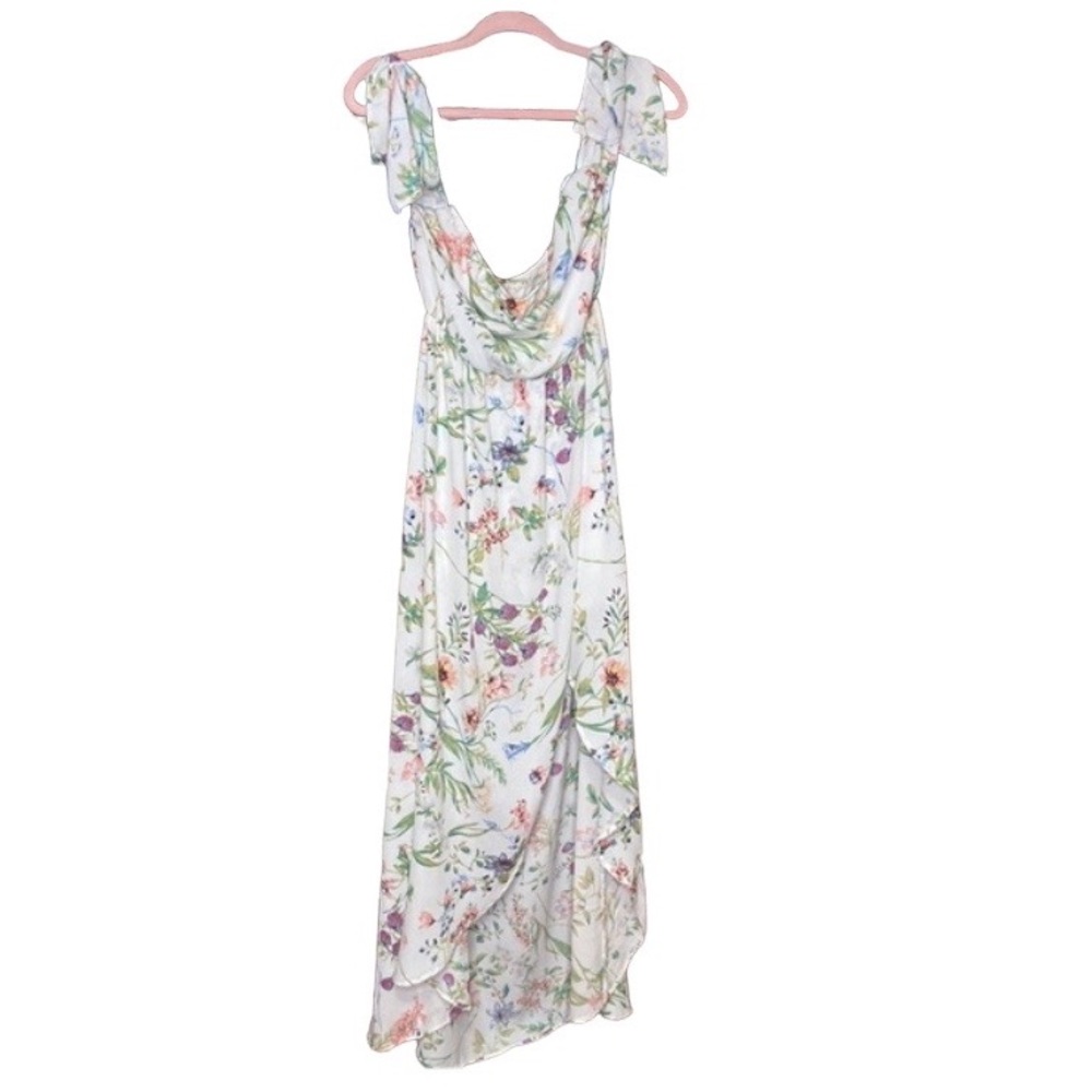 Peach Love California | Floral Maxi Dress Size S Small